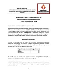 BOLETÍN TRIMESTRAL JULIO – SEPTIEMBRE 2013