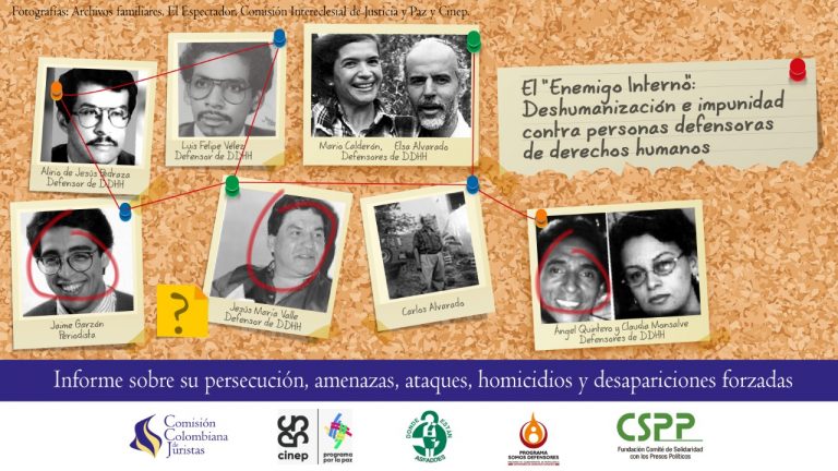 Comisión de la Verdad recibió informe sobre agresiones contra personas defensoras de derechos humanos
