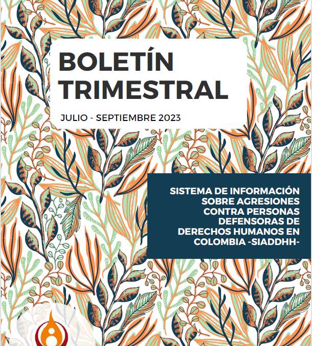 BOLETÍN TRIMESTRAL JULIO – SEPTIEMBRE 2023